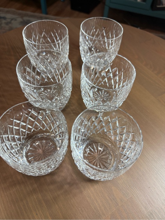 Waterford Crystal Other - Waterford Crystal Clear Cut Double Old Fashioned Glasses - Set of 6
